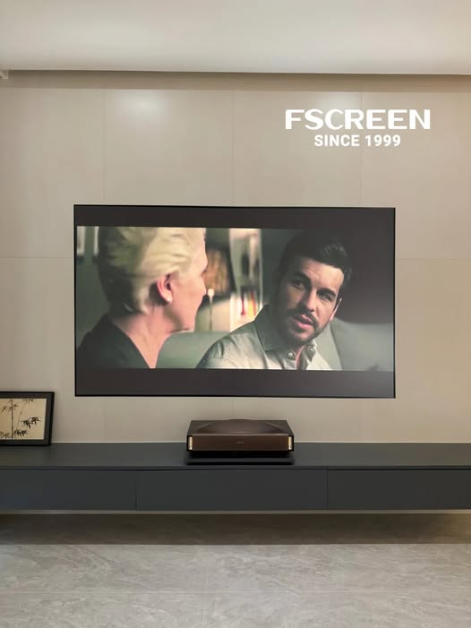 Goodbye TV, Hello Cinema: The Power of Laser Projector with Fresnel Projection Screen