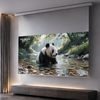 Iris Series Fresnel ALR Motorized Drop Down Projection Screen -100 Inch