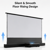 Aura Series Fresnel ALR Motorized Floor Rising Projection Screen -100 Inch